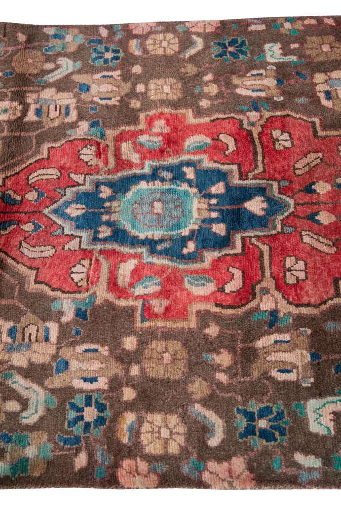 3' 5 x 7' 9 Hand Knotted Ultra Vintage Persian Wool Runner Rug