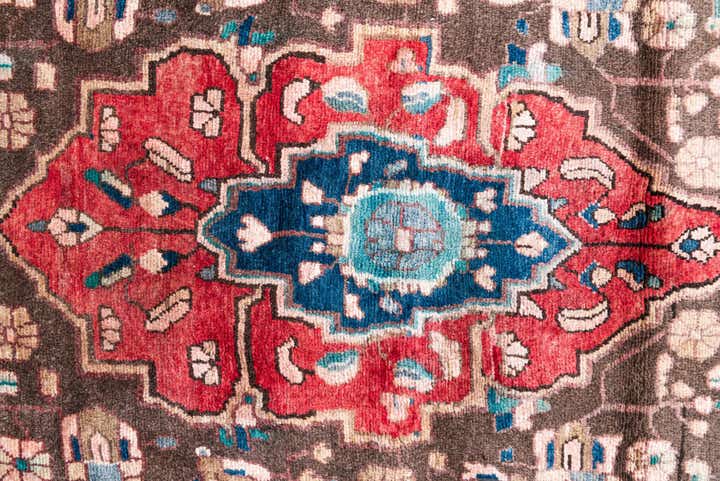 3' 5 x 7' 9 Hand Knotted Ultra Vintage Persian Wool Runner Rug