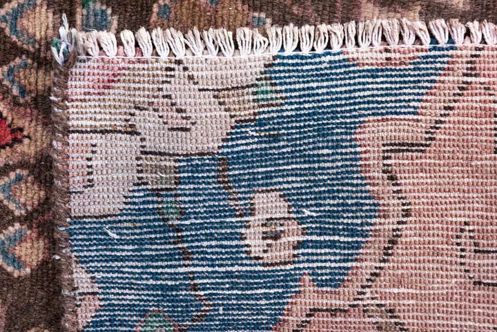 3' 5 x 7' 9 Hand Knotted Ultra Vintage Persian Wool Runner Rug