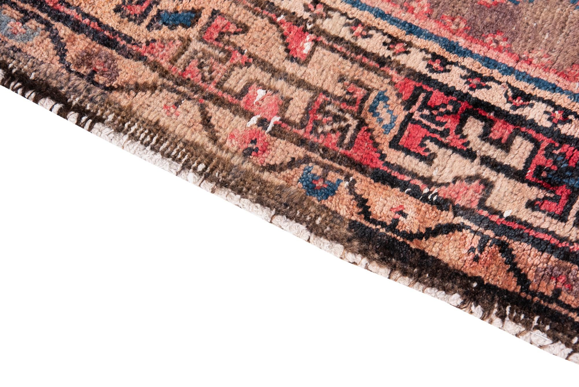 3' 6 x 9' 10 Hand Knotted Ultra Vintage Persian Wool Runner Rug