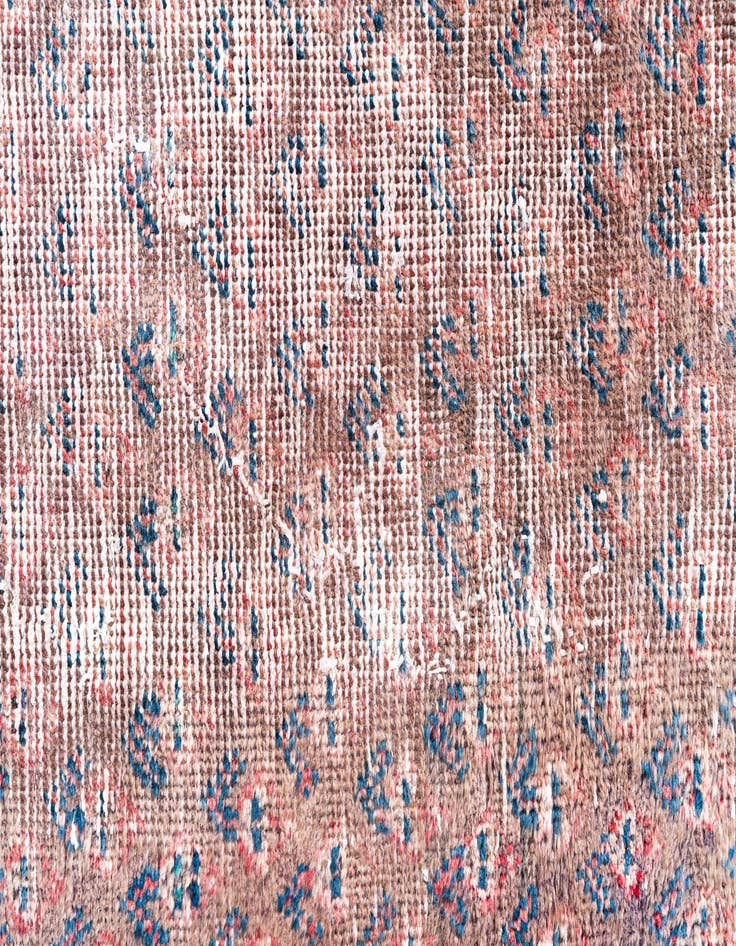 Detail image of 3' 6 x 9' 10  Hand Knotted Ultra Vintage Persian Wool Runner Rug