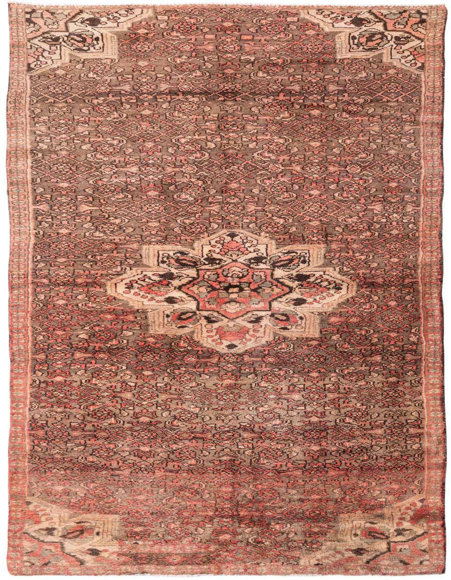 Primary image 4' 1 x 9' 2  Hand Knotted Ultra Vintage Persian Wool Runner Rug