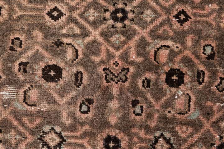 4' x 10' 7 Hand Knotted Ultra Vintage Persian Wool Runner Rug