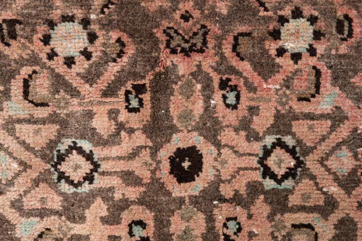4' x 10' 7 Hand Knotted Ultra Vintage Persian Wool Runner Rug