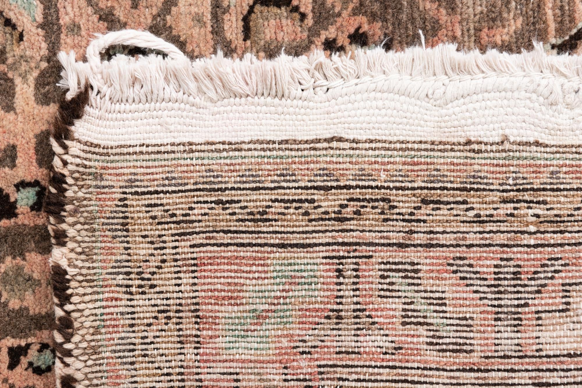 4' x 10' 7 Hand Knotted Ultra Vintage Persian Wool Runner Rug
