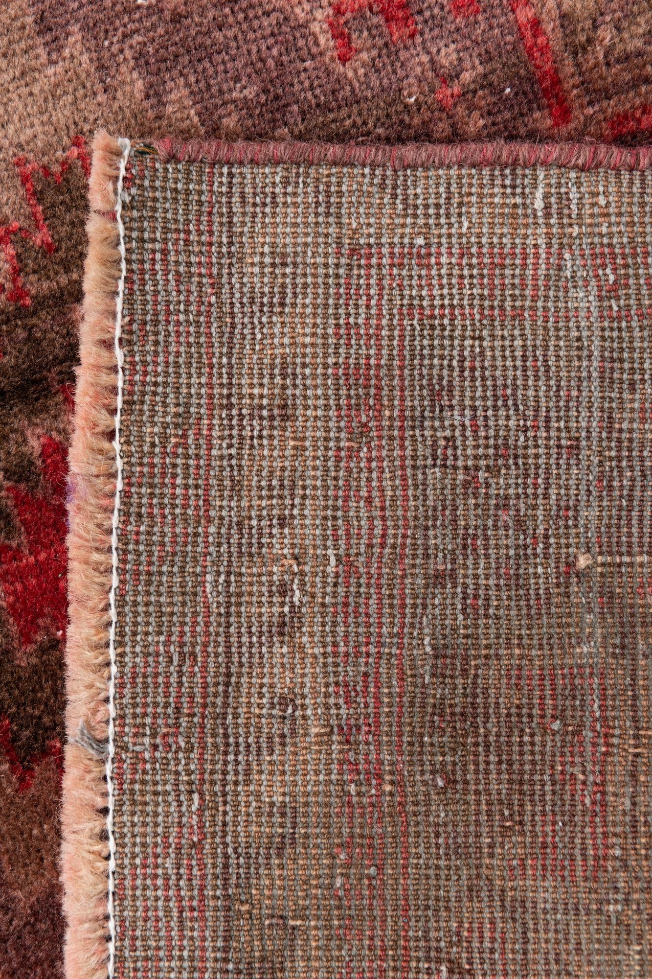 2' 8 x 6' 1 Hand Knotted Ultra Vintage Persian Wool Runner Rug