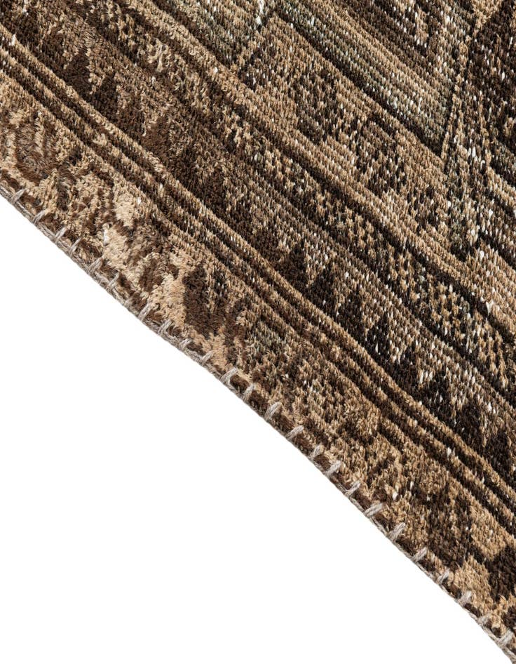 Detail image of 2' 7 x 5' 6  Hand Knotted Ultra Vintage Persian Wool Runner Rug