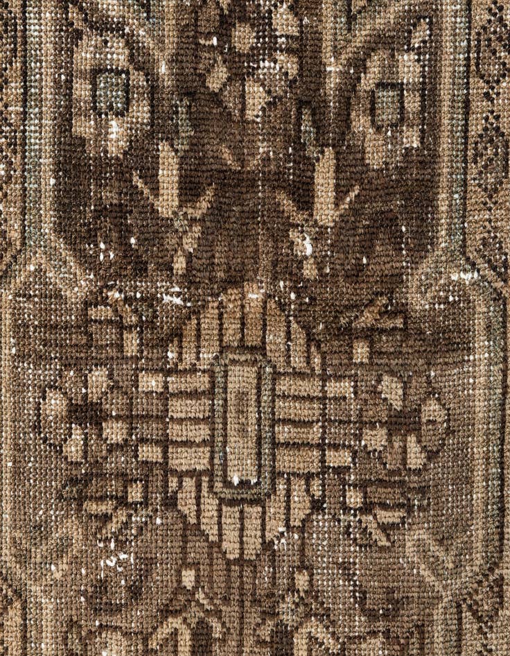 Detail image of 2' 7 x 5' 6  Hand Knotted Ultra Vintage Persian Wool Runner Rug