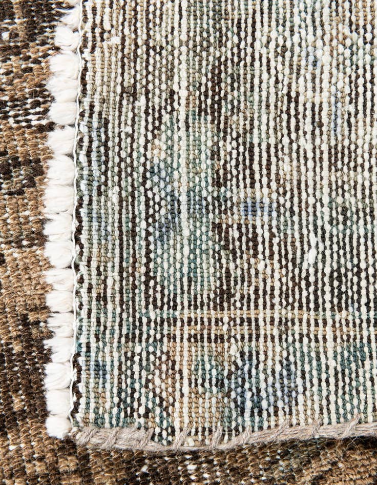 Detail image of 2' 7 x 5' 6  Hand Knotted Ultra Vintage Persian Wool Runner Rug