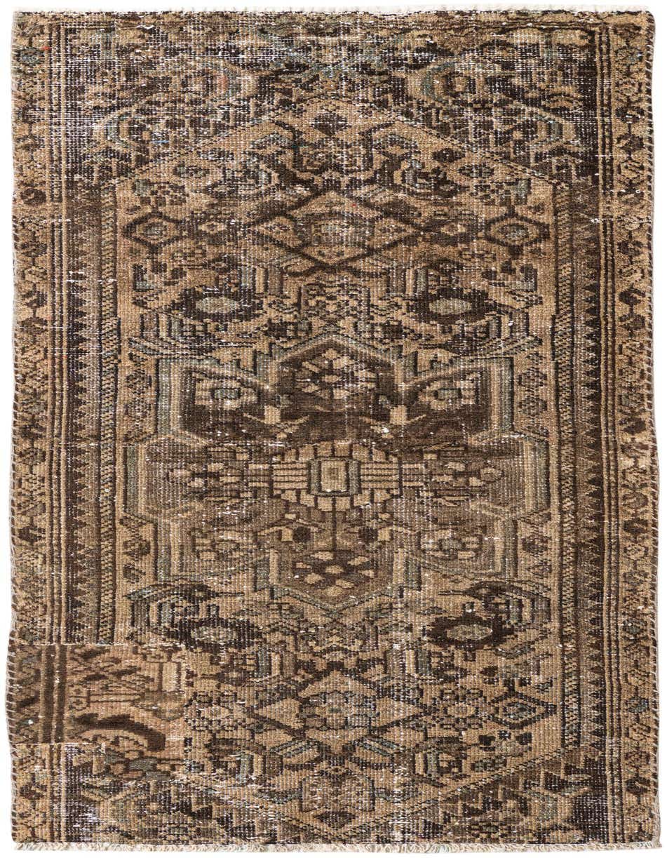 Primary image 2' 7 x 5' 6  Hand Knotted Ultra Vintage Persian Wool Runner Rug