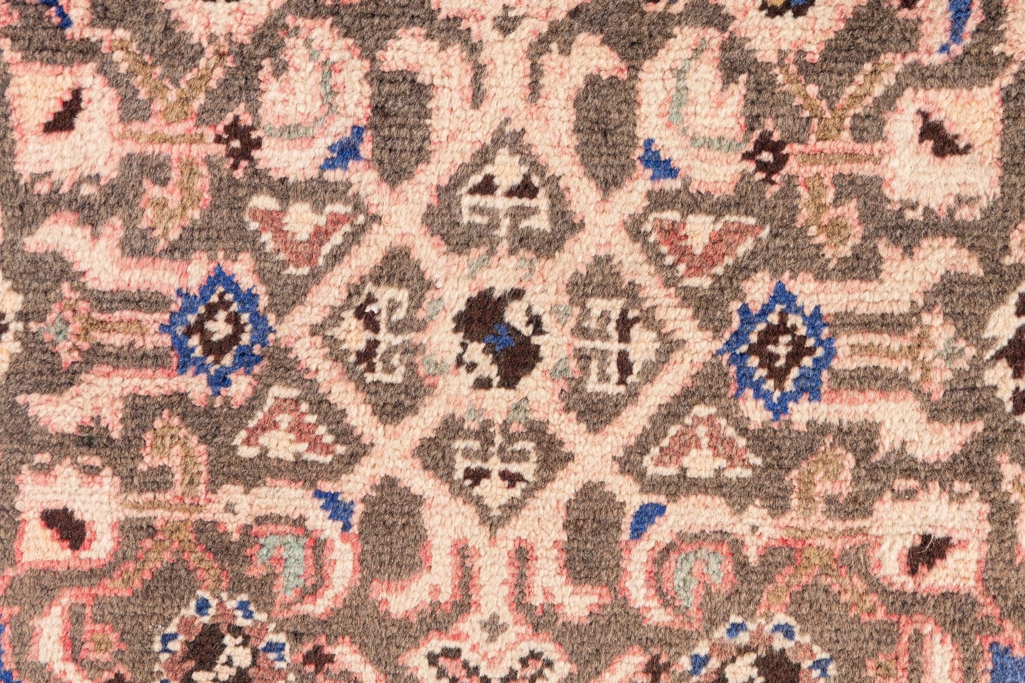 2' 10 x 9' 8 Hand Knotted Ultra Vintage Persian Wool Runner Rug