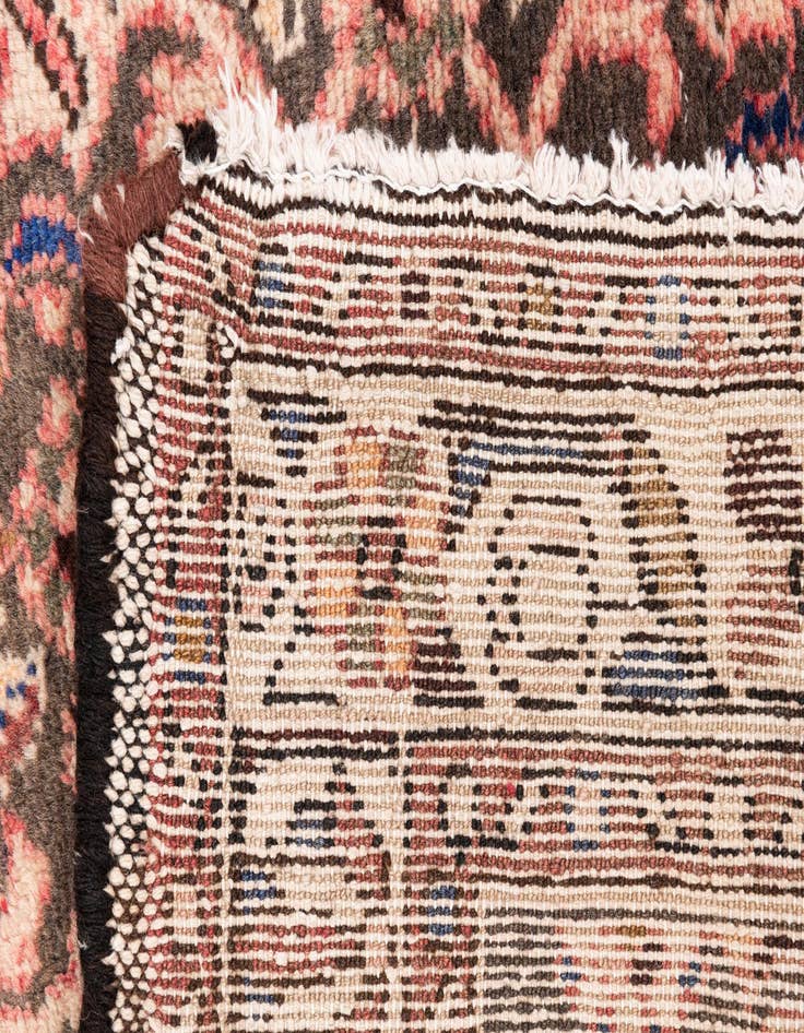 Detail image of 2' 10 x 9' 8  Hand Knotted Ultra Vintage Persian Wool Runner Rug