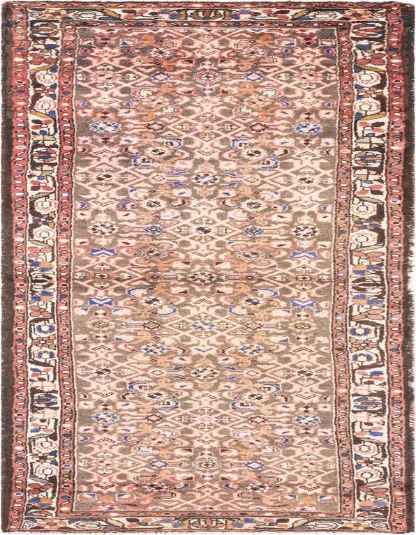 Primary image 2' 10 x 9' 8  Hand Knotted Ultra Vintage Persian Wool Runner Rug