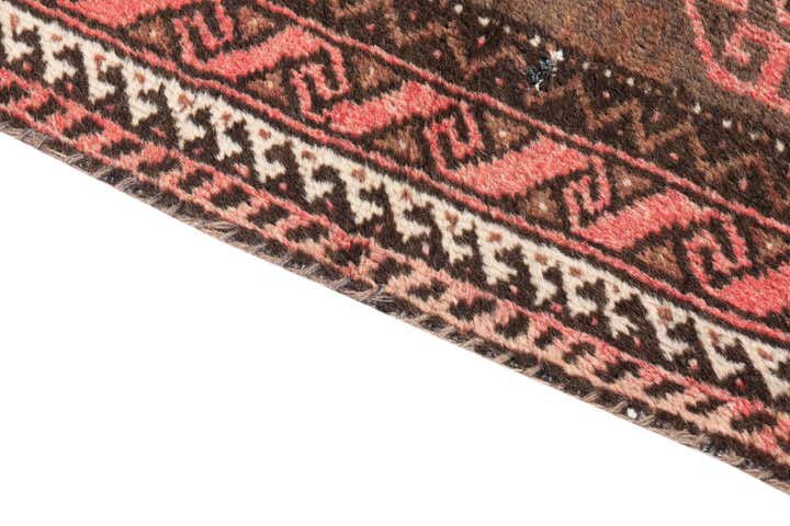 2' 4 x 5' 6 Hand Knotted Ultra Vintage Persian Wool Runner Rug