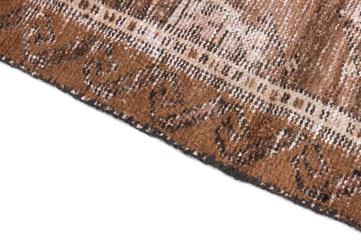 2' 4 x 5' 3 Hand Knotted Ultra Vintage Persian Wool Runner Rug