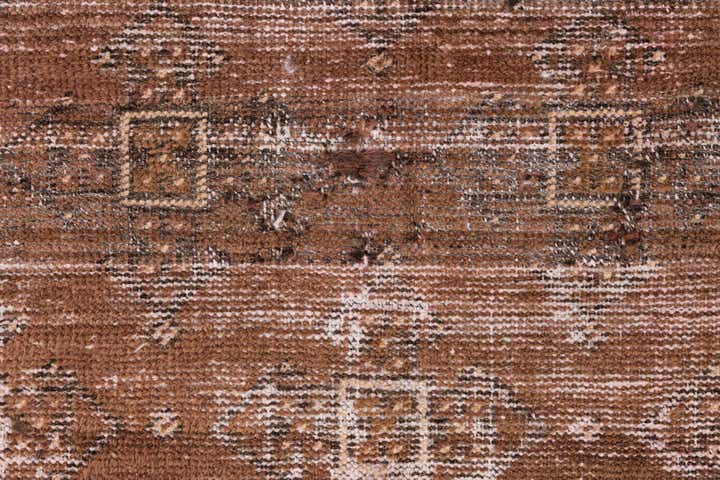 2' 4 x 5' 3 Hand Knotted Ultra Vintage Persian Wool Runner Rug