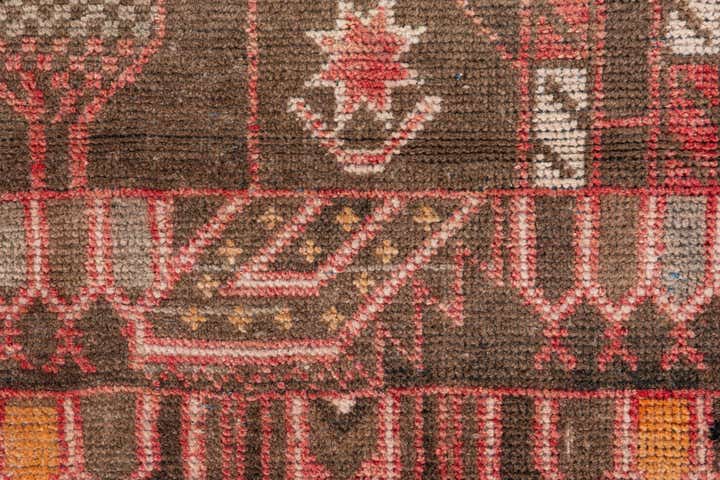 2' 3 x 4' 5 Hand Knotted Ultra Vintage Persian Wool Runner Rug
