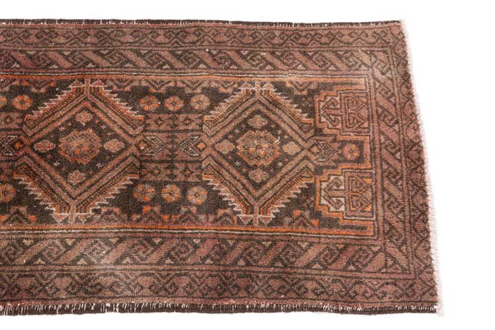 2' x 6' 6 Hand Knotted Ultra Vintage Persian Wool Runner Rug