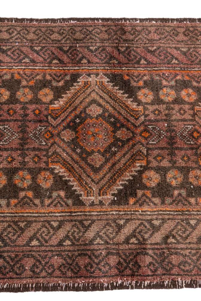 2' x 6' 6 Hand Knotted Ultra Vintage Persian Wool Runner Rug