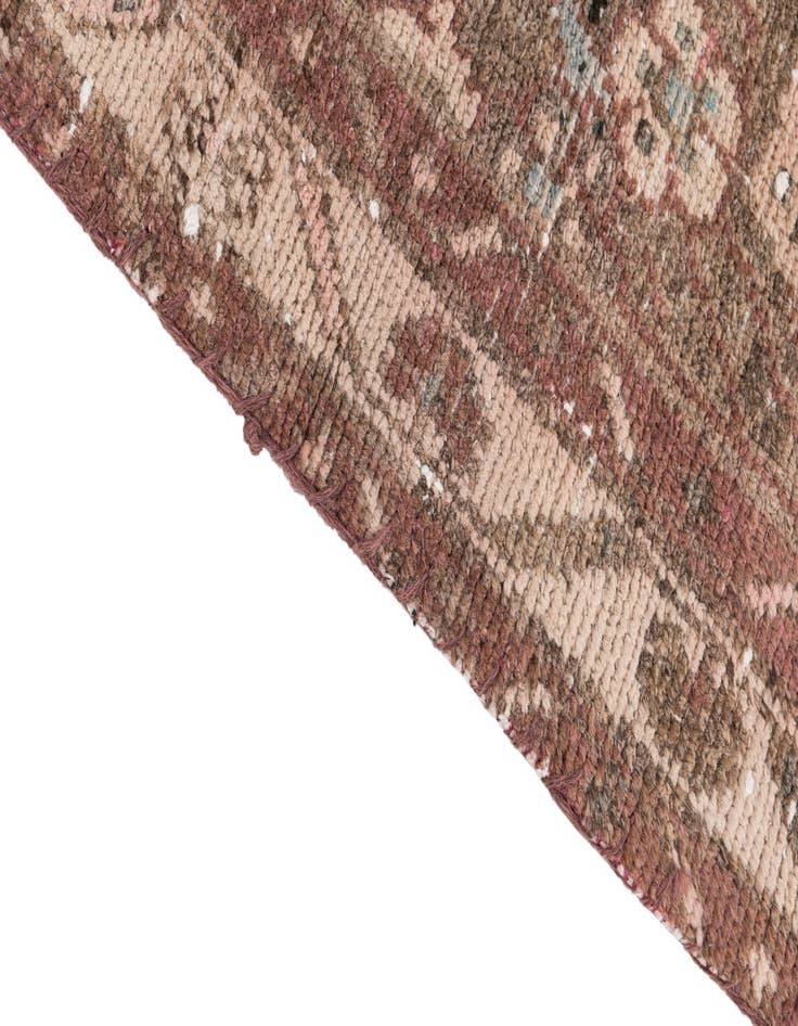 Detail image of 3' 5 x 9' 9  Hand Knotted Ultra Vintage Persian Wool Runner Rug