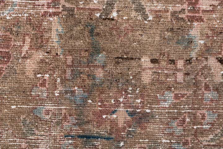 3' 5 x 9' 9 Hand Knotted Ultra Vintage Persian Wool Runner Rug