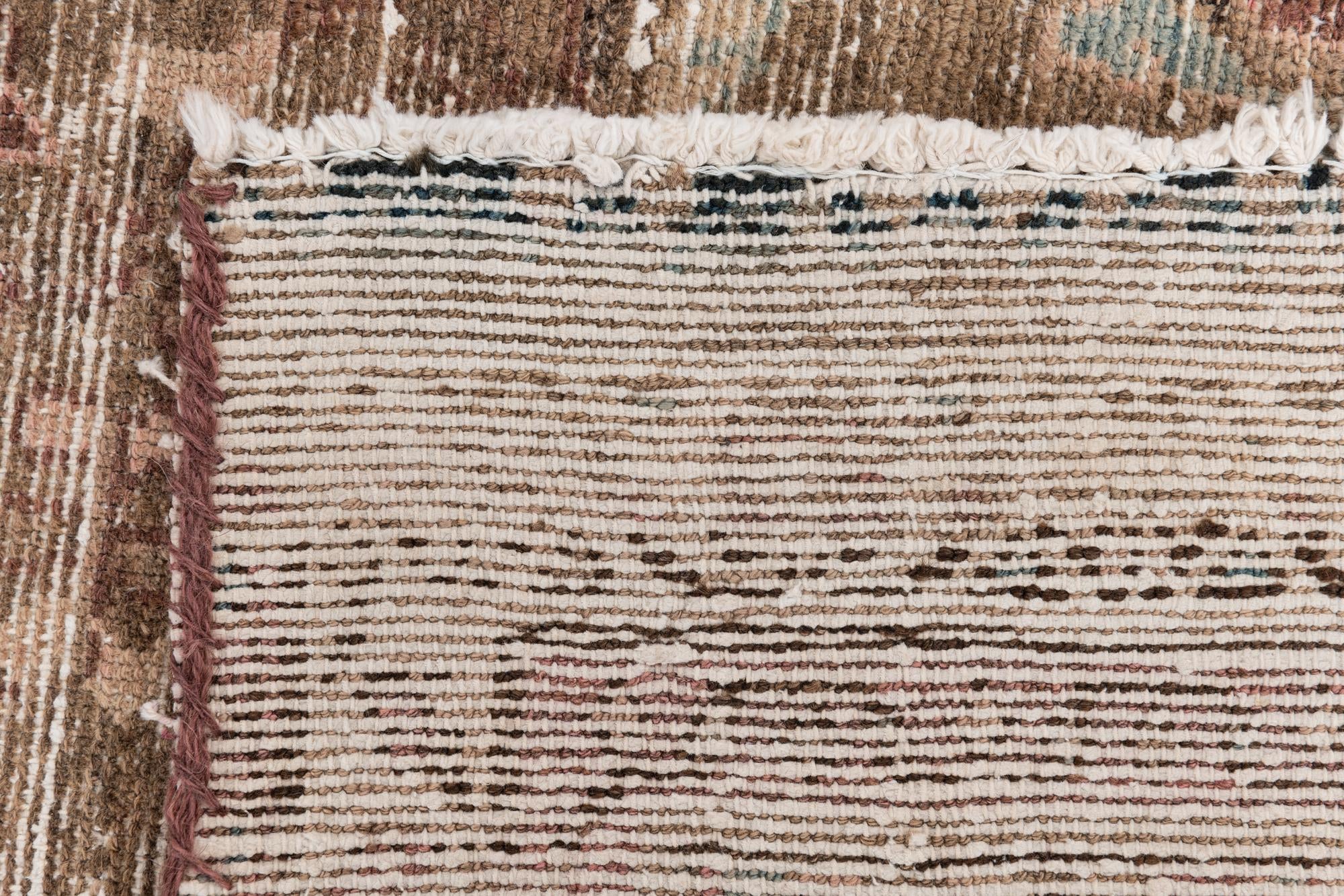 3' 5 x 9' 9 Hand Knotted Ultra Vintage Persian Wool Runner Rug