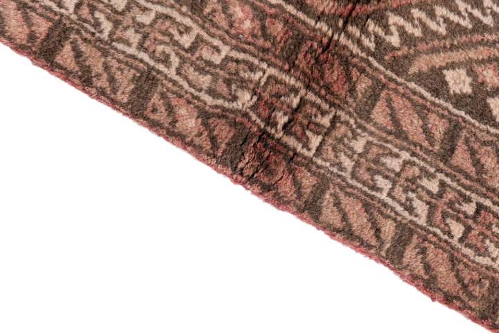 2' 6 x 5' 1 Hand Knotted Ultra Vintage Persian Wool Runner Rug