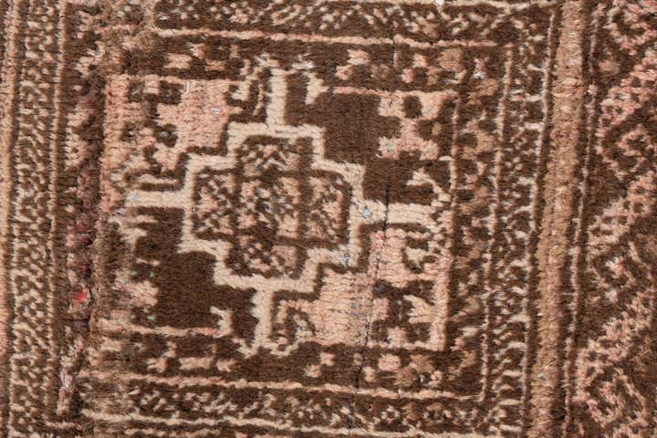 1' 10 x 3' 8 Hand Knotted Ultra Vintage Persian Wool Runner Rug