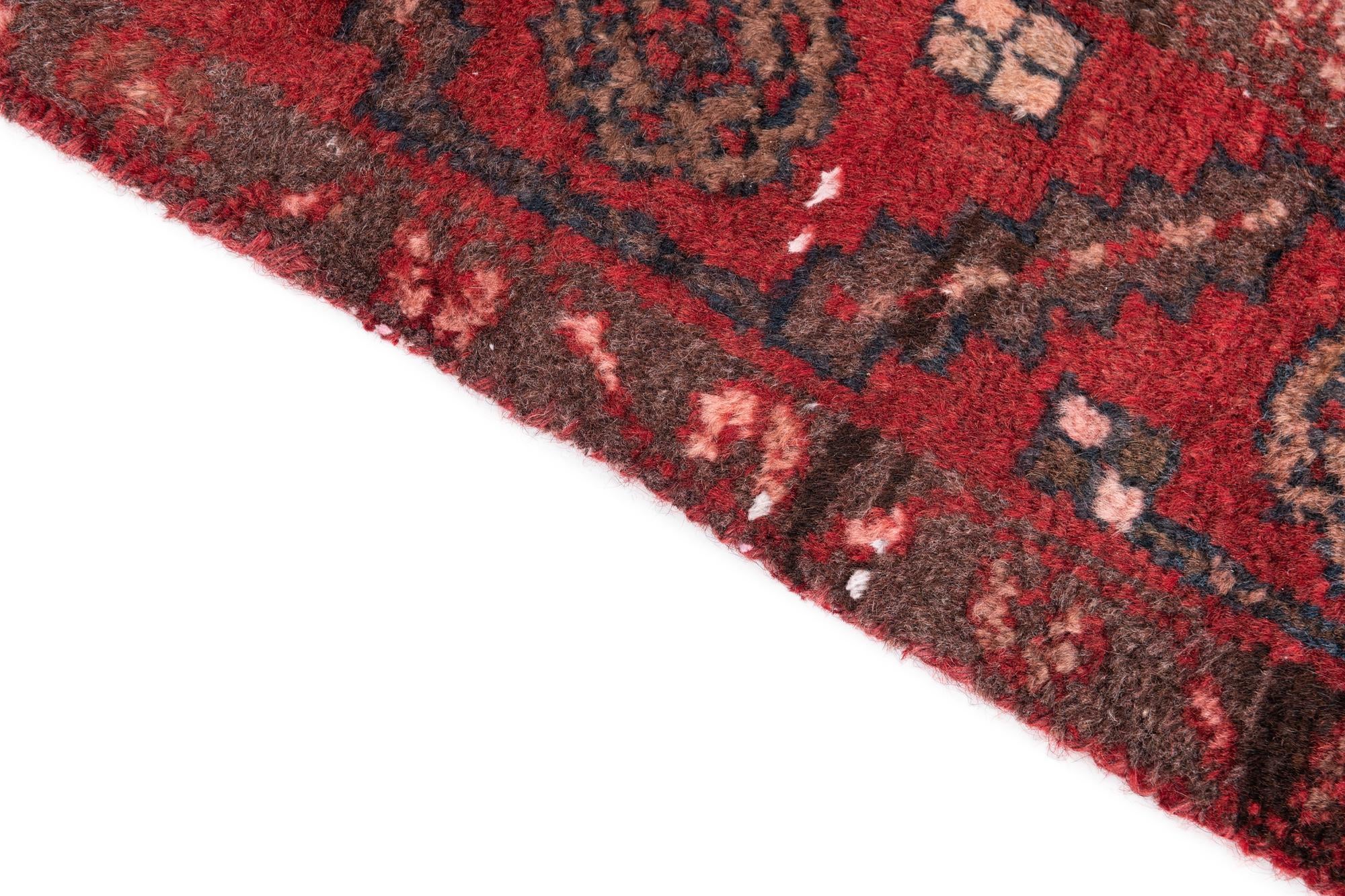 4' 4 x 8' 8 Hand Knotted Ultra Vintage Persian Wool Runner Rug