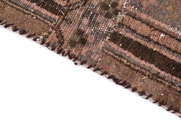 3' 2 x 6' 2 Hand Knotted Ultra Vintage Persian Wool Runner Rug