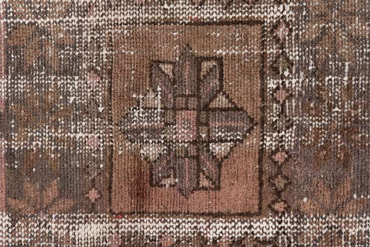 3' 2 x 6' 2 Hand Knotted Ultra Vintage Persian Wool Runner Rug