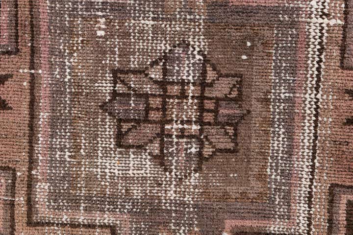 3' 2 x 6' 2 Hand Knotted Ultra Vintage Persian Wool Runner Rug