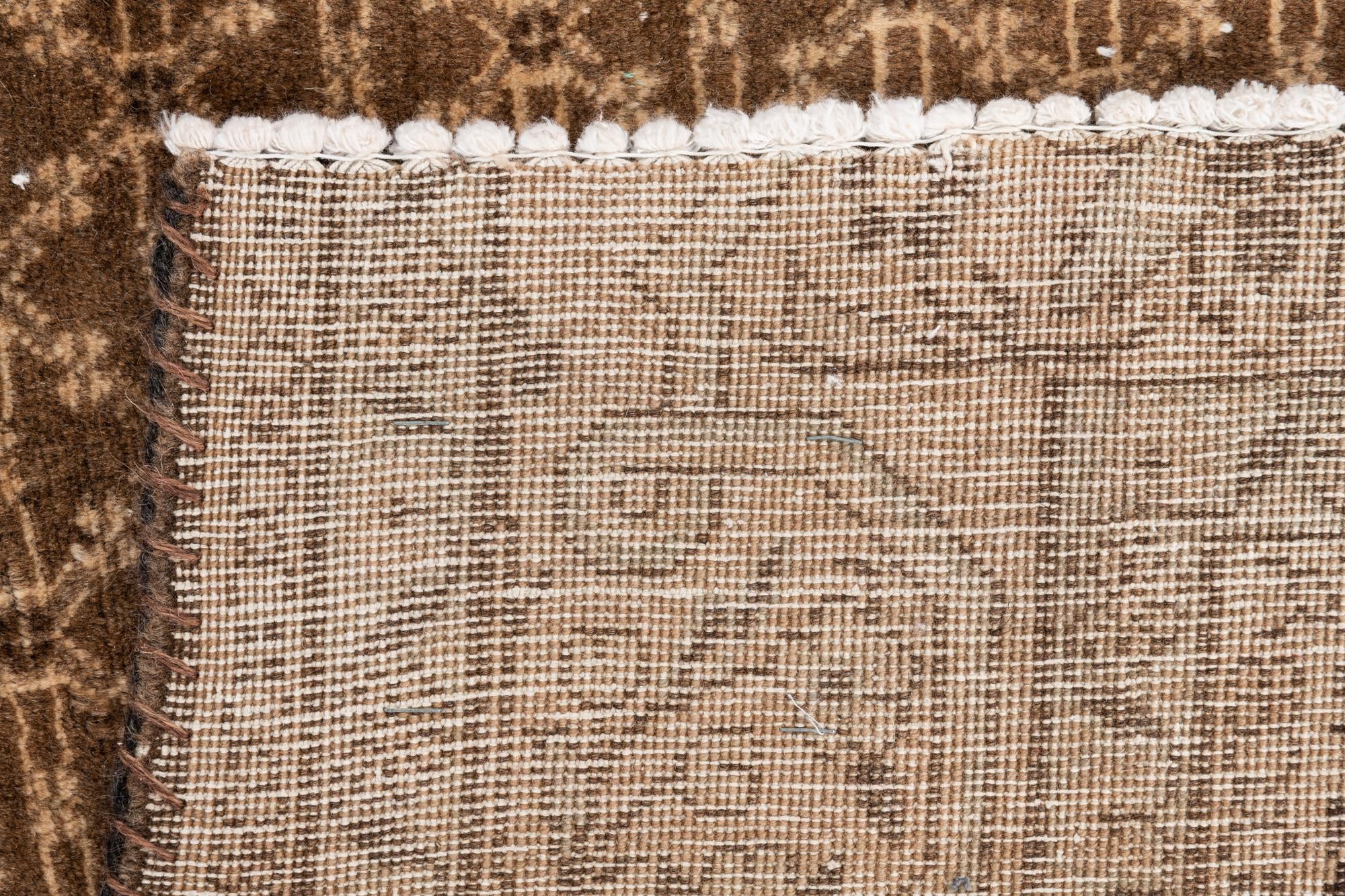 5' 1 x 10' 4 Hand Knotted Ultra Vintage Persian Wool Runner Rug