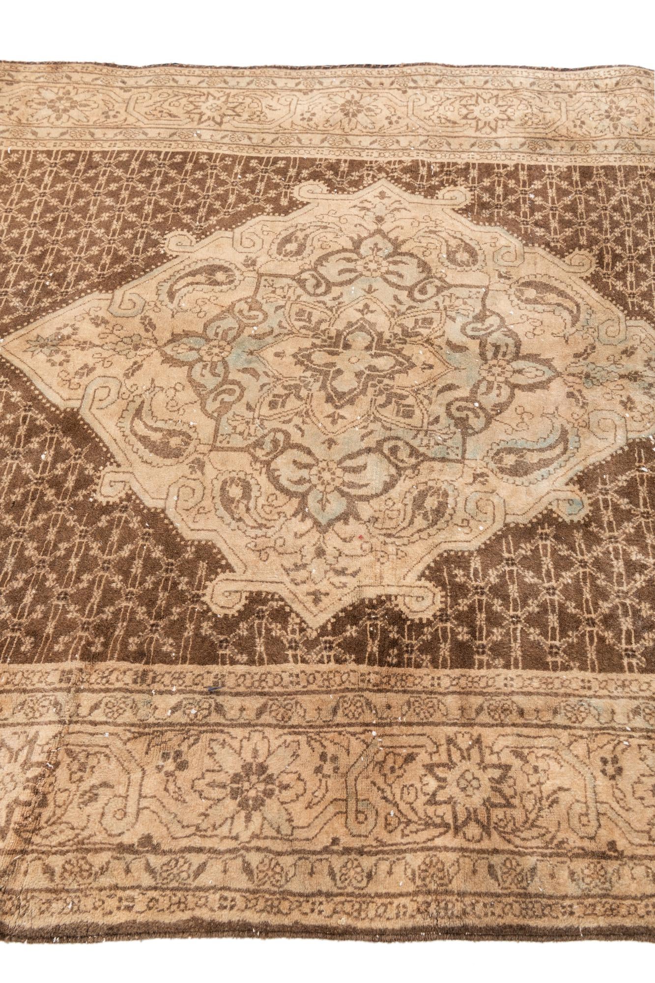 5' 1 x 10' 4 Hand Knotted Ultra Vintage Persian Wool Runner Rug