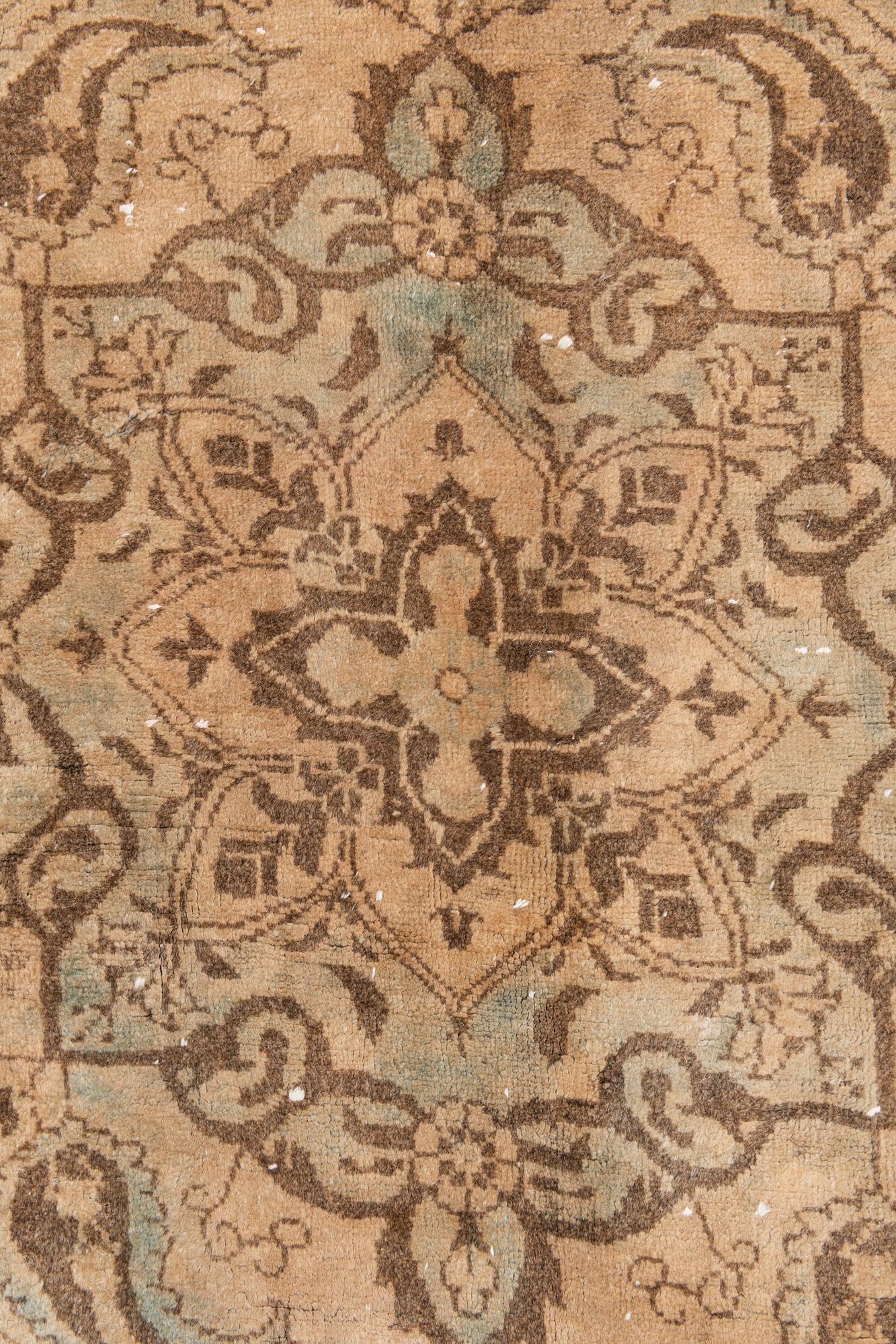 5' 1 x 10' 4 Hand Knotted Ultra Vintage Persian Wool Runner Rug