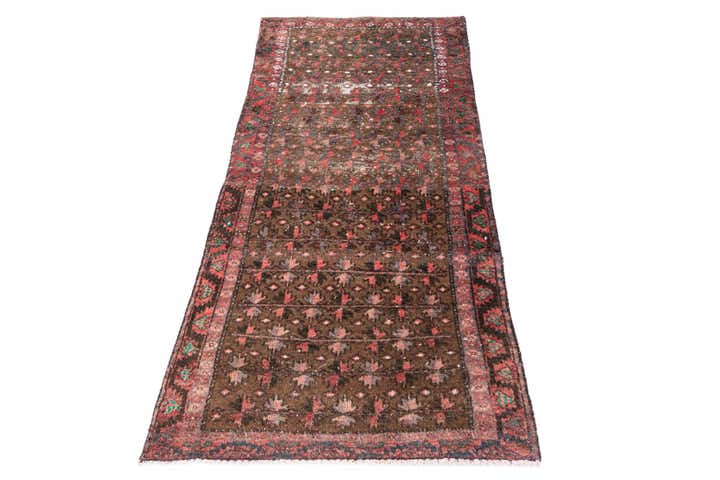 2' 8 x 5' 8 Hand Knotted Ultra Vintage Persian Wool Runner Rug