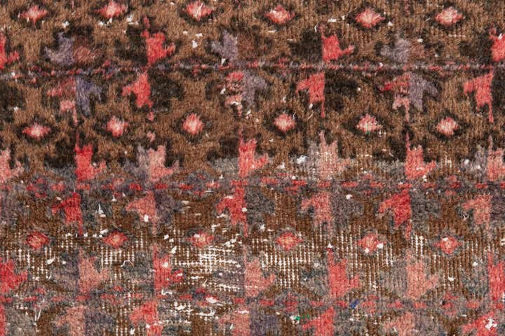 2' 8 x 5' 8 Hand Knotted Ultra Vintage Persian Wool Runner Rug