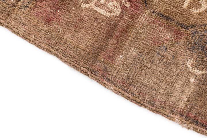 3' 3 x 4' 10 Hand Knotted Ultra Vintage Persian Wool Runner Rug