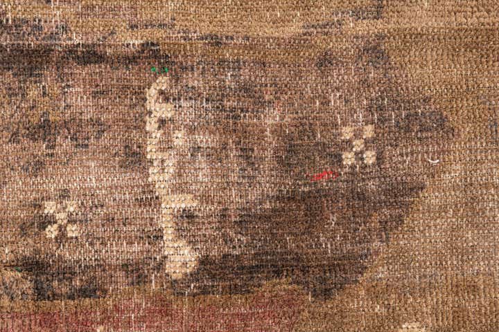 3' 3 x 4' 10 Hand Knotted Ultra Vintage Persian Wool Runner Rug
