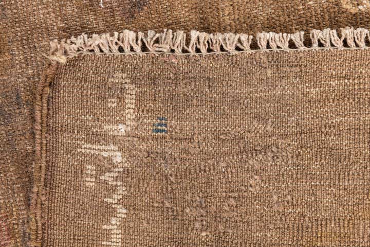 3' 3 x 4' 10 Hand Knotted Ultra Vintage Persian Wool Runner Rug