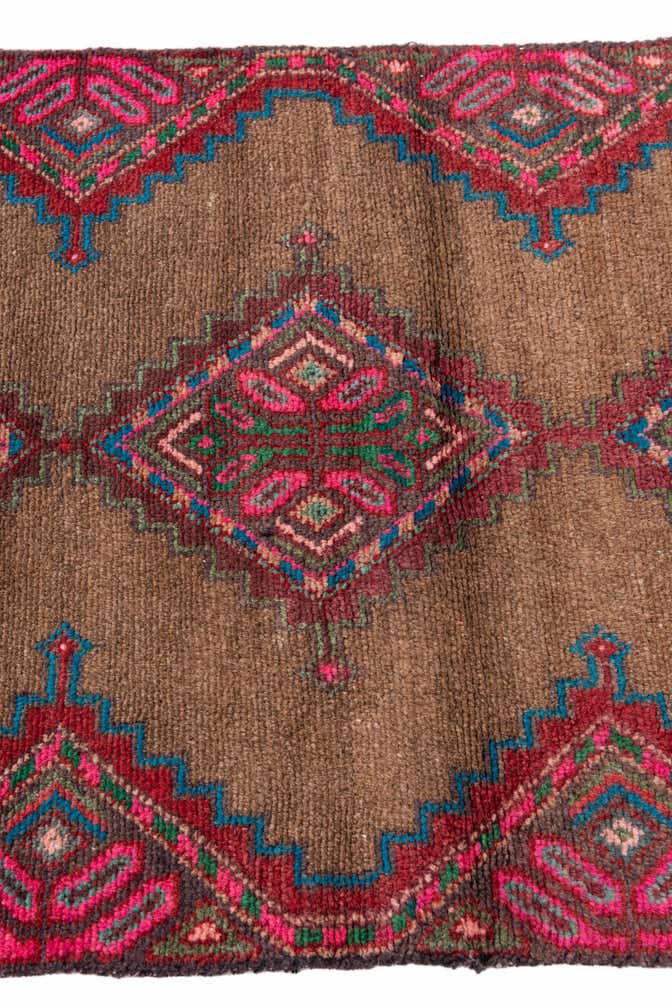 2' 3 x 5' 4 Hand Knotted Ultra Vintage Persian Wool Runner Rug