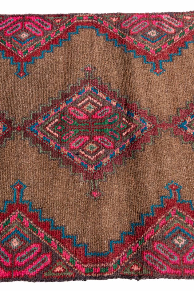 Detail image of 2' 3 x 5' 4 Hand Knotted Ultra Vintage Persian Wool Runner Rug