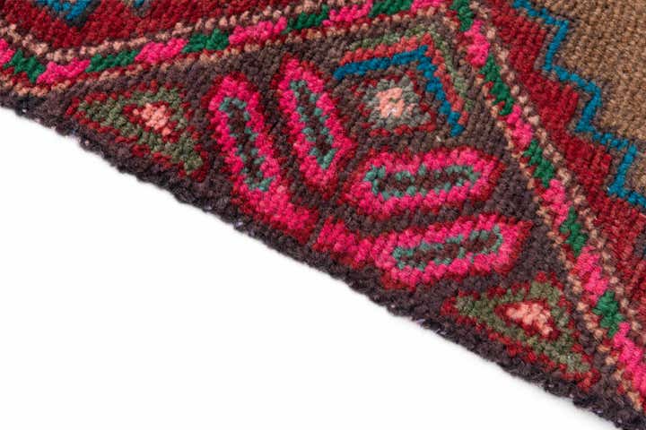 2' 3 x 5' 4 Hand Knotted Ultra Vintage Persian Wool Runner Rug