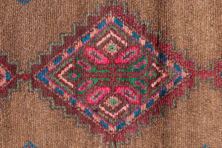 2' 3 x 5' 4 Hand Knotted Ultra Vintage Persian Wool Runner Rug