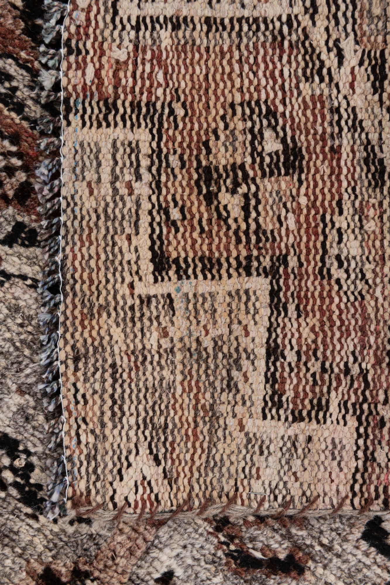 2' 10 x 6' 8 Hand Knotted Ultra Vintage Persian Wool Runner Rug