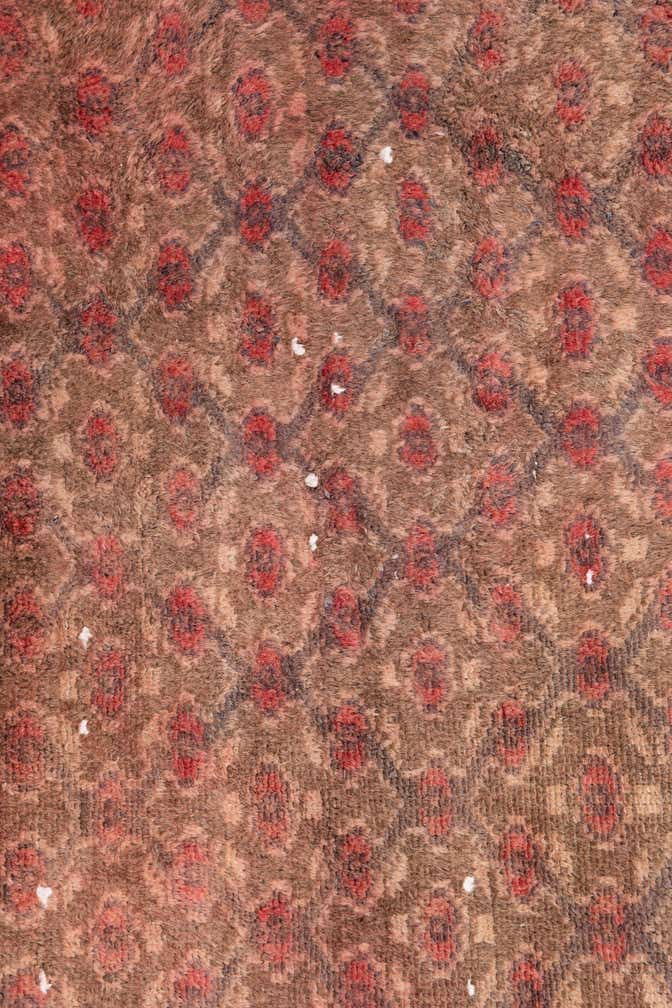 2' 8 x 9' 1 Hand Knotted Ultra Vintage Persian Wool Runner Rug