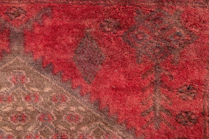 2' 8 x 9' 1 Hand Knotted Ultra Vintage Persian Wool Runner Rug