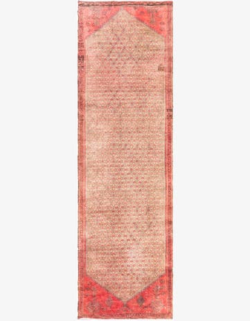 2' 8 x 9' 1 Hand Knotted Ultra Vintage Persian Wool Runner Rug