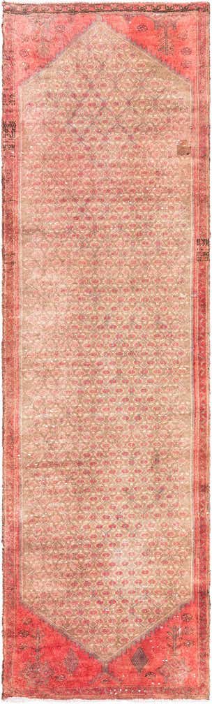 2' 8 x 9' 1 Hand Knotted Ultra Vintage Persian Wool Runner Rug