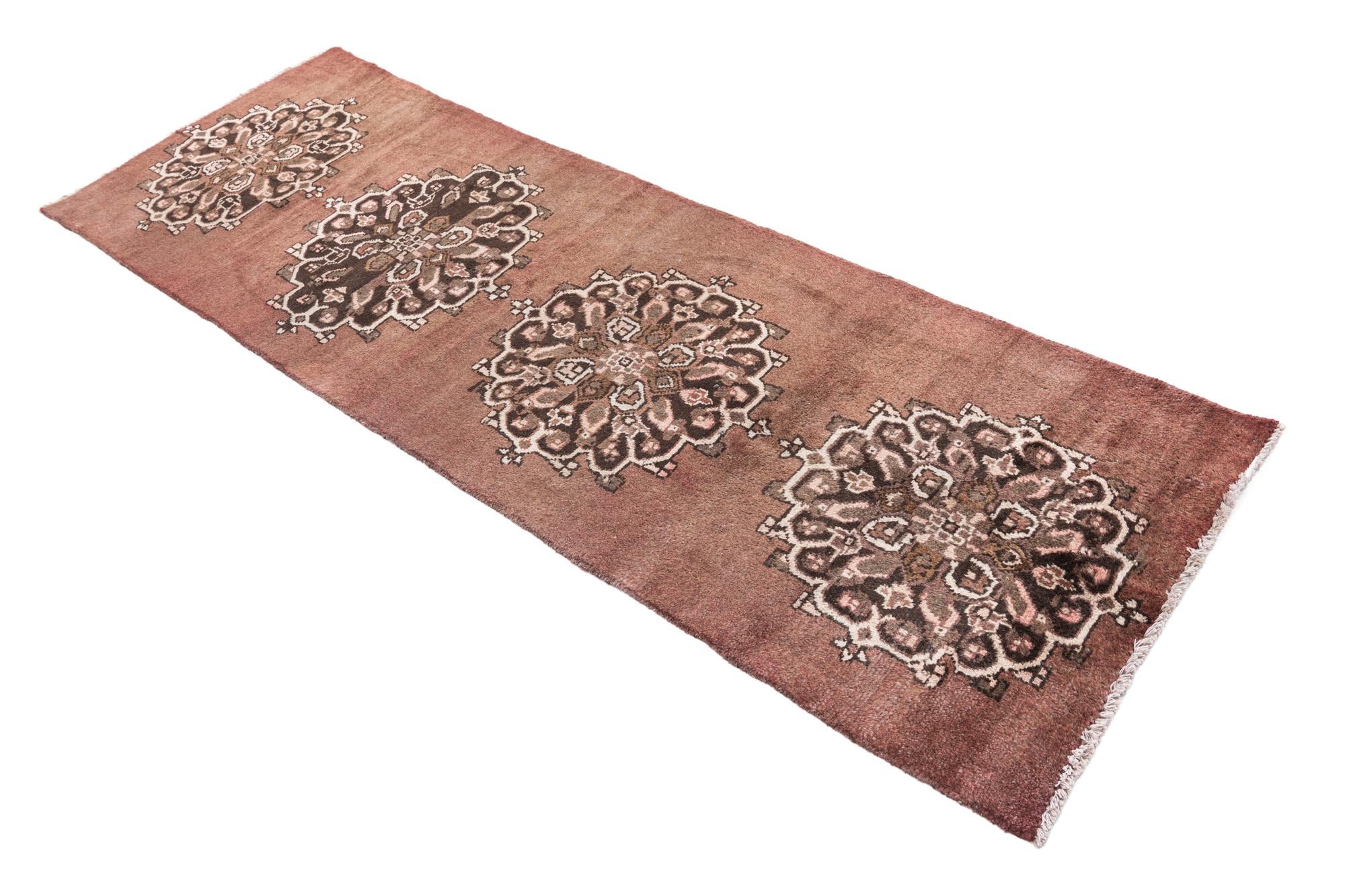 2' 3 x 7' Hand Knotted Ultra Vintage Persian Wool Runner Rug